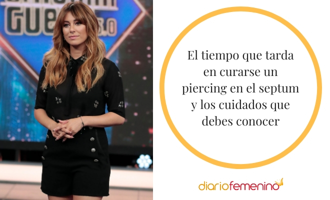 ¿Cuánto tiempo tarda en curarse el piercing del septum?